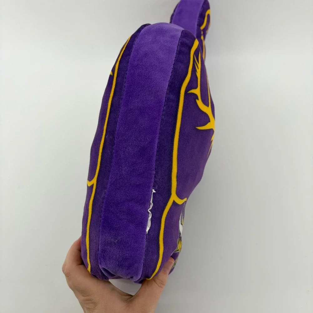 Minnesota Vikings Foam Finger Pillow Plush NFL Fan Gear‎ Purple Yellow